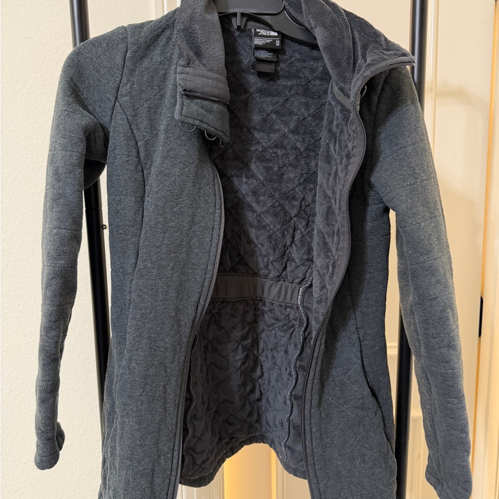 The North Face Dark Gray Quilted Jacket